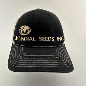Mundial Seeds Inc Trucker Hat Richardson Embroidered Adjustable Snapback Cap